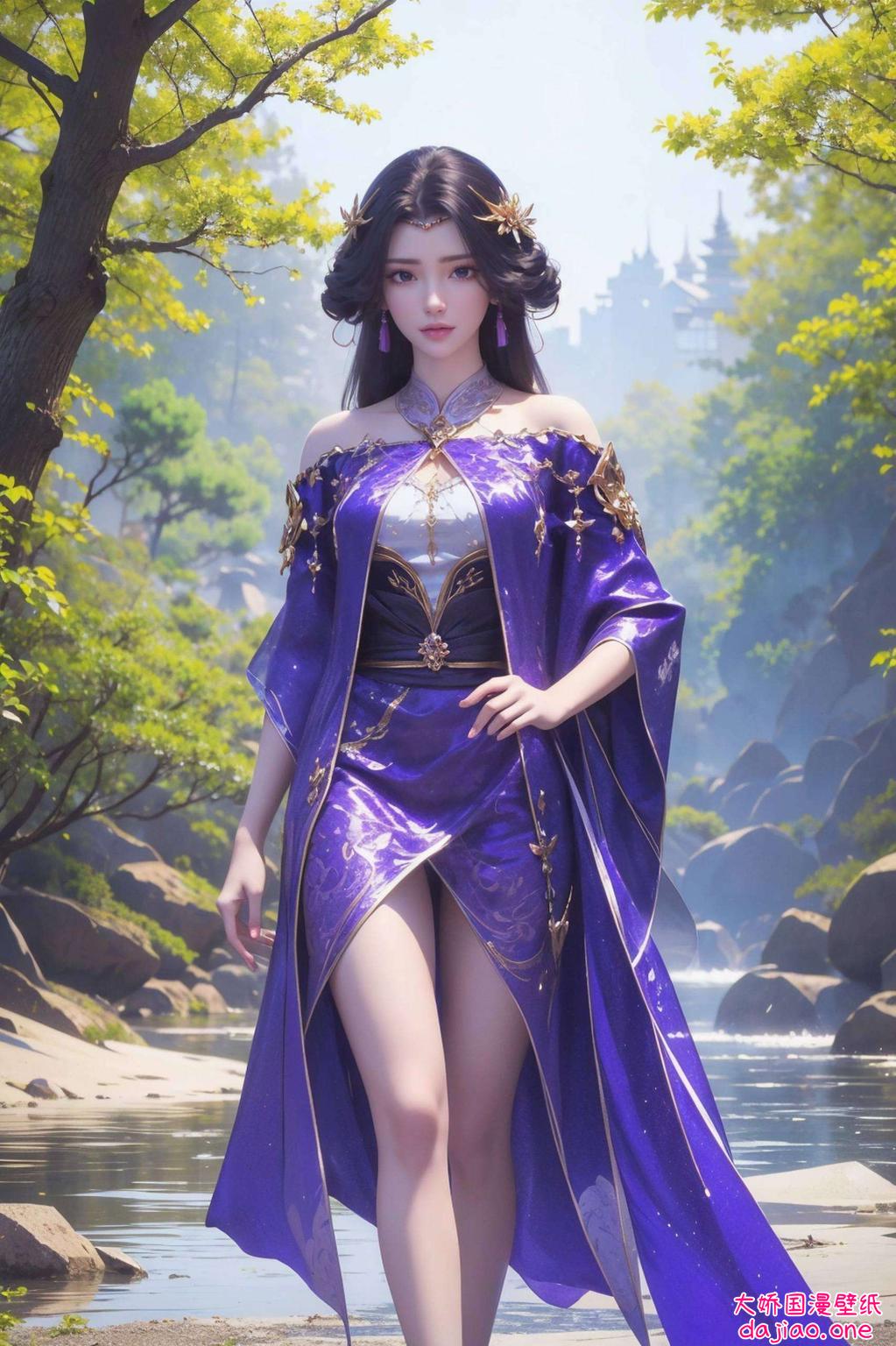 国漫女主绾绾Samr云曦壁纸让你的桌面瞬间焕发艺术光彩