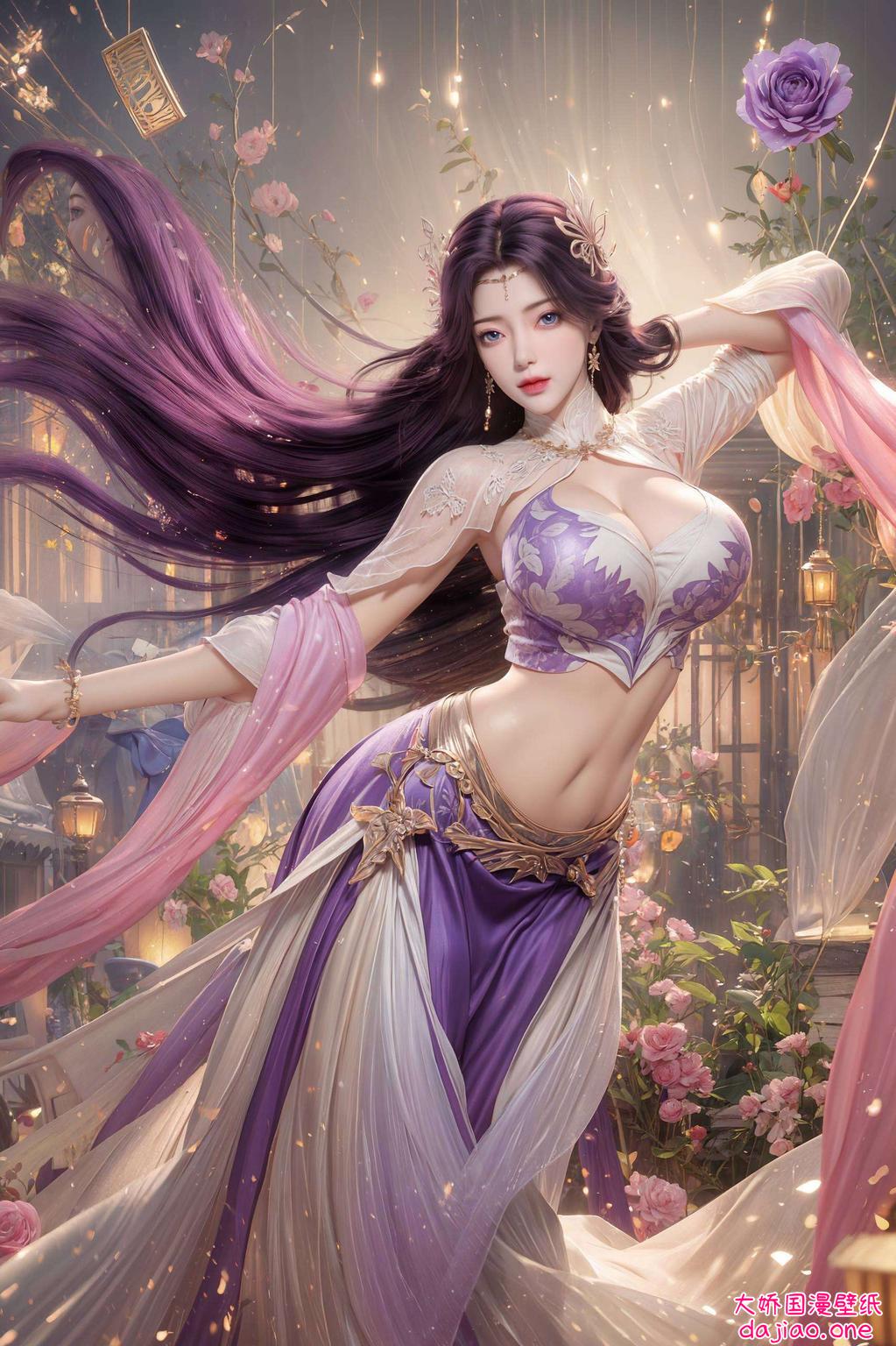 每一像素都透露着古典韵味与现代科技的交融之美以AI国漫女主的点阵魅力