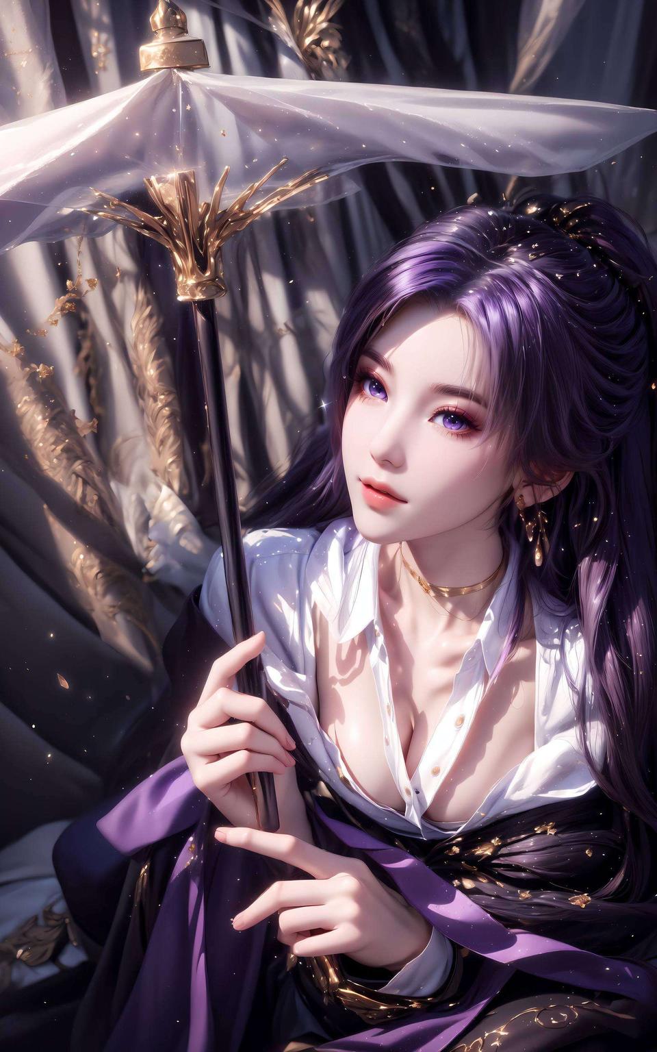 国漫美女动物相伴高清画质