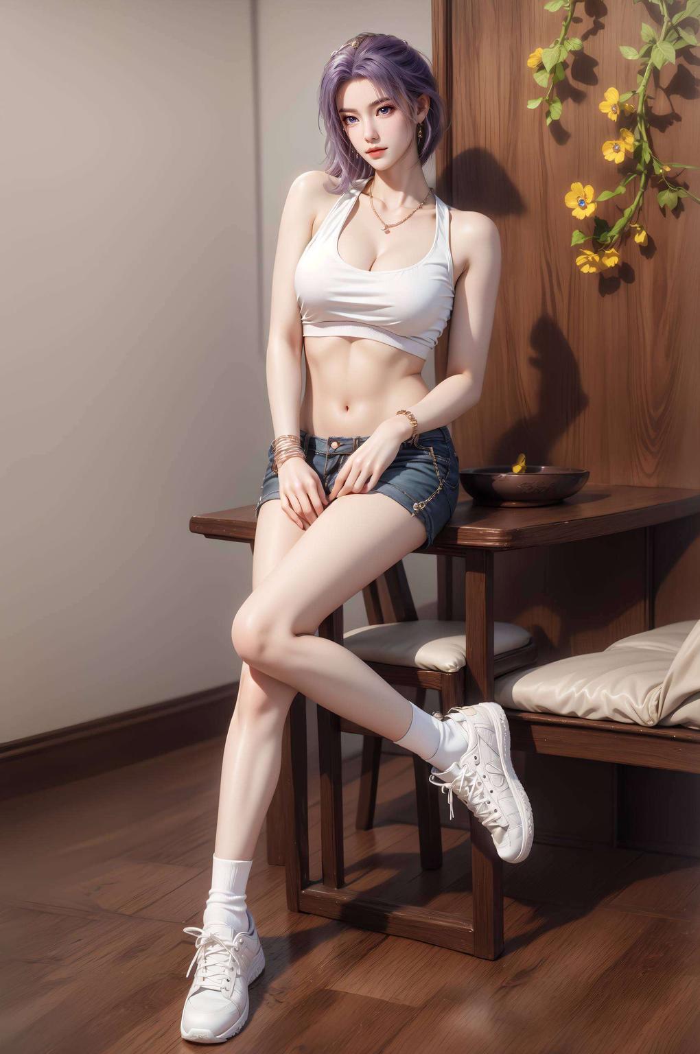 感受女神风采云霄国漫女神壁纸高清呈现