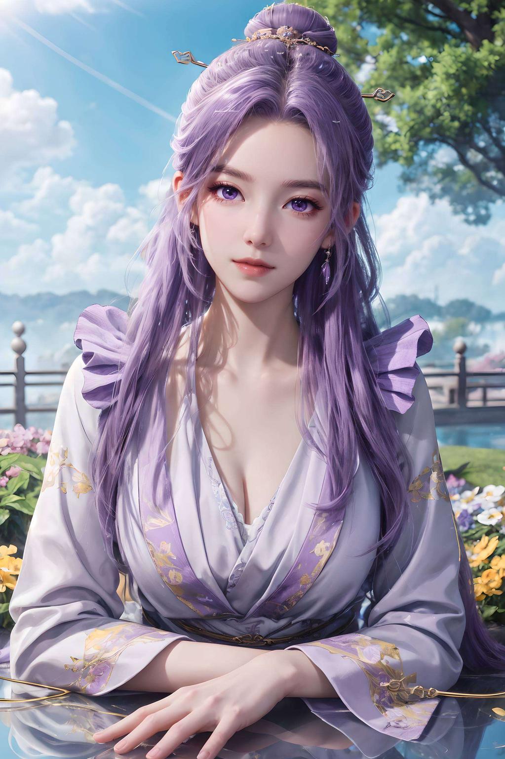 东方元素与AI国漫女神的完美融合每一张都是对东方审美的致敬