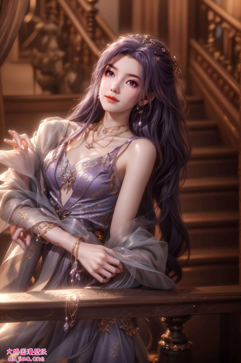 绘制一幅国漫美女动画壁纸展现细腻笔触与数字特效的完美结合