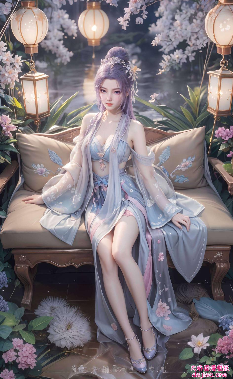 宛如仙子一般图中