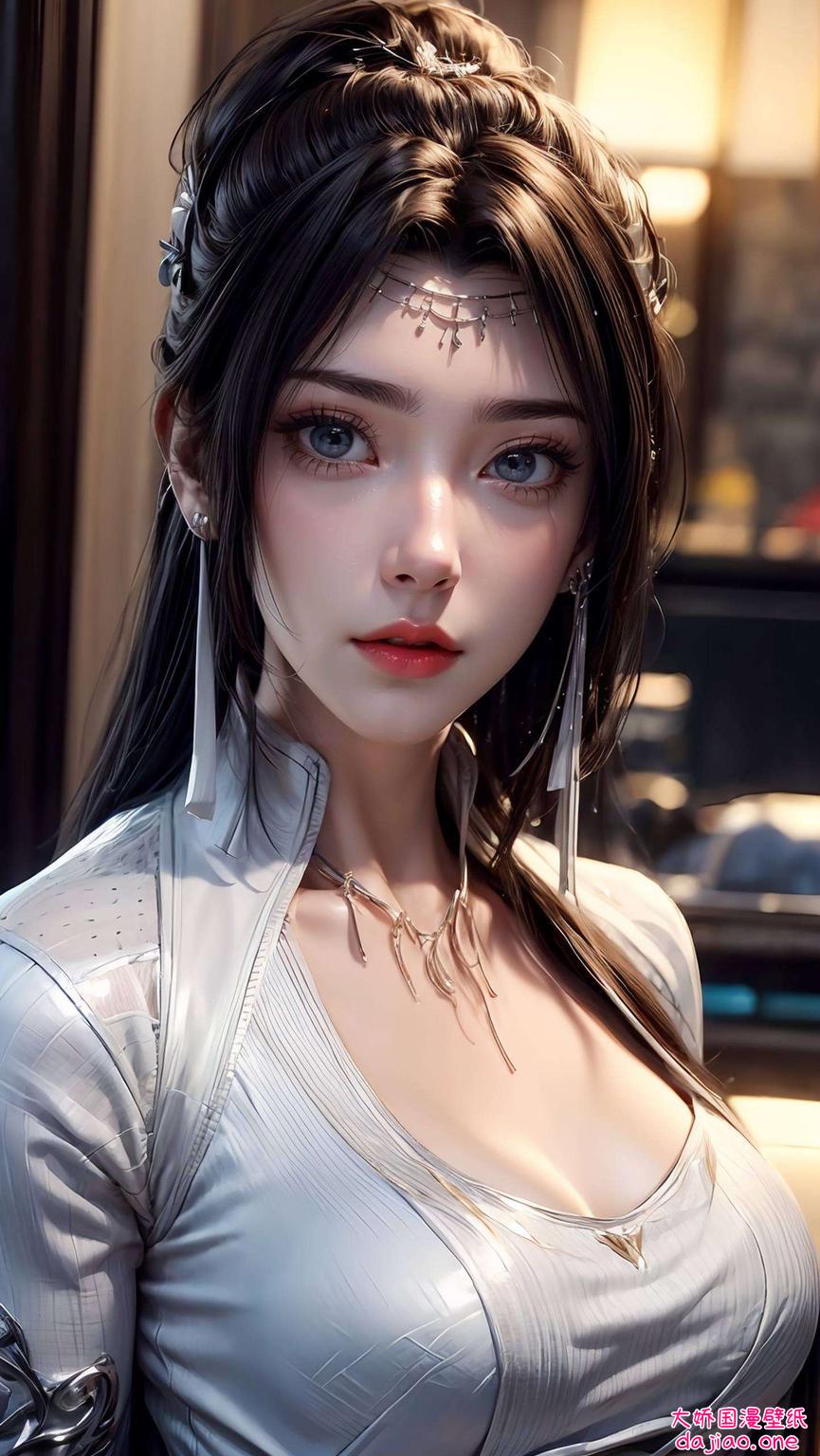 云韵高清壁纸头像这位国漫女神眼神中流露出淡淡的忧伤