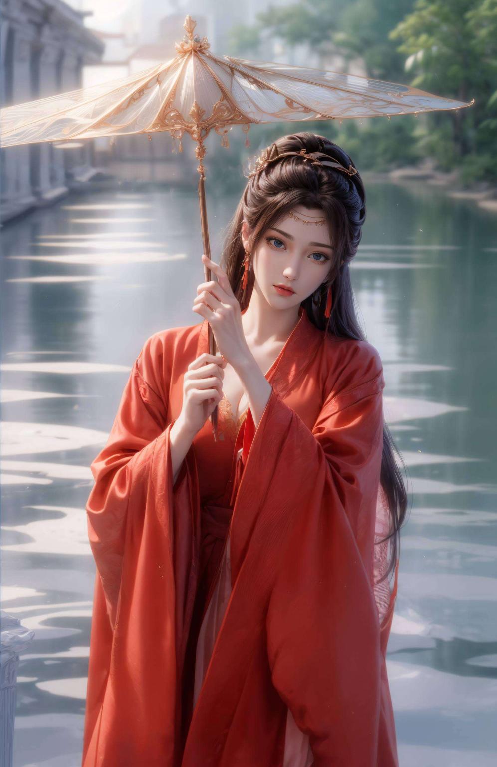 云韵2k手机壁纸带你领略国漫之美！免费AI国漫女生壁纸包