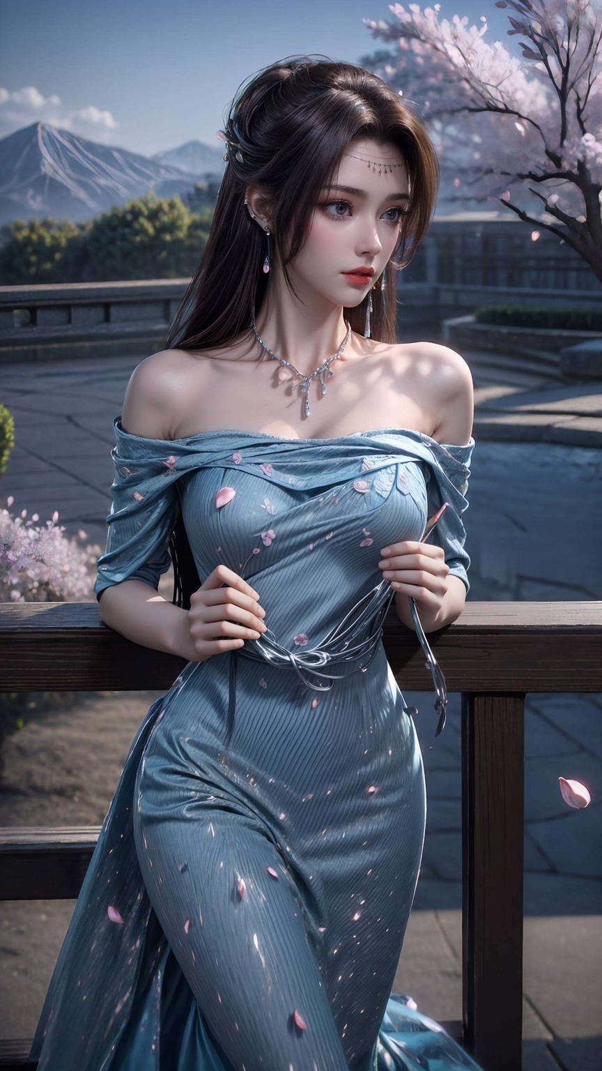 感受科技与美感的完美融合这款养眼壁纸以不规则平板AI美女云韵超清壁纸百度云为主题