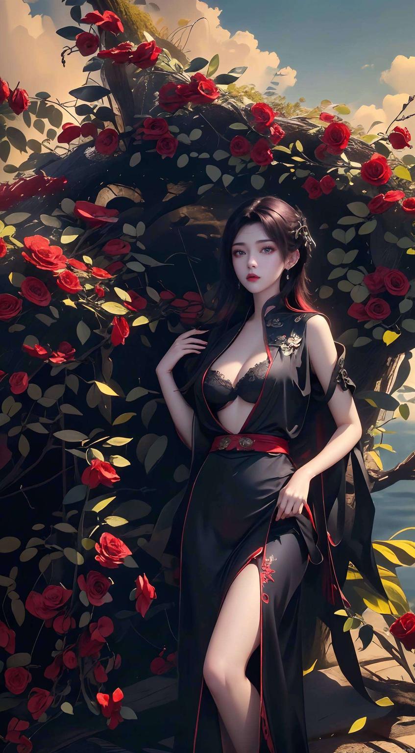 绘制了国漫美女云韵的这幅超还原艺术风格壁纸细节之处彰显匠心