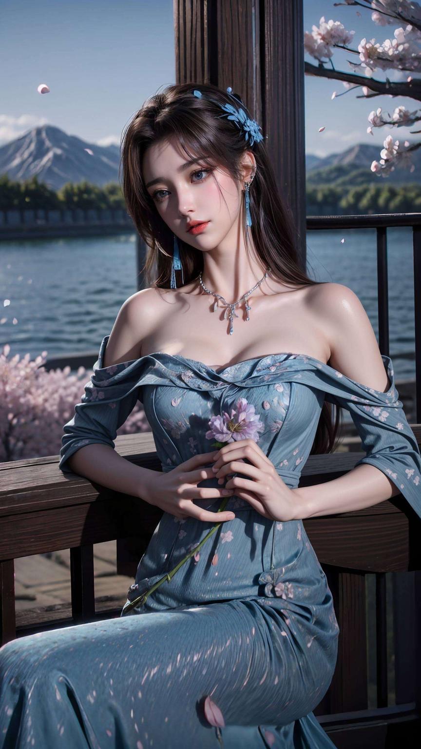 点亮你的桌面她的眼神深邃