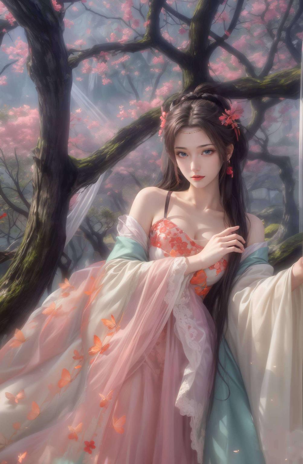 这款壁纸不仅融入了国漫之美一键设置为背景