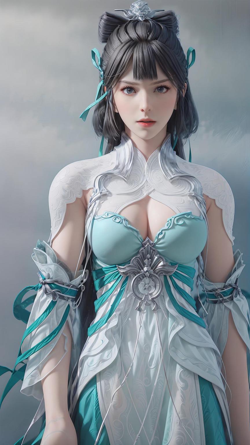 成为了梦幻2560p壁纸的绝美代表仿佛她随时会从屏幕中走出