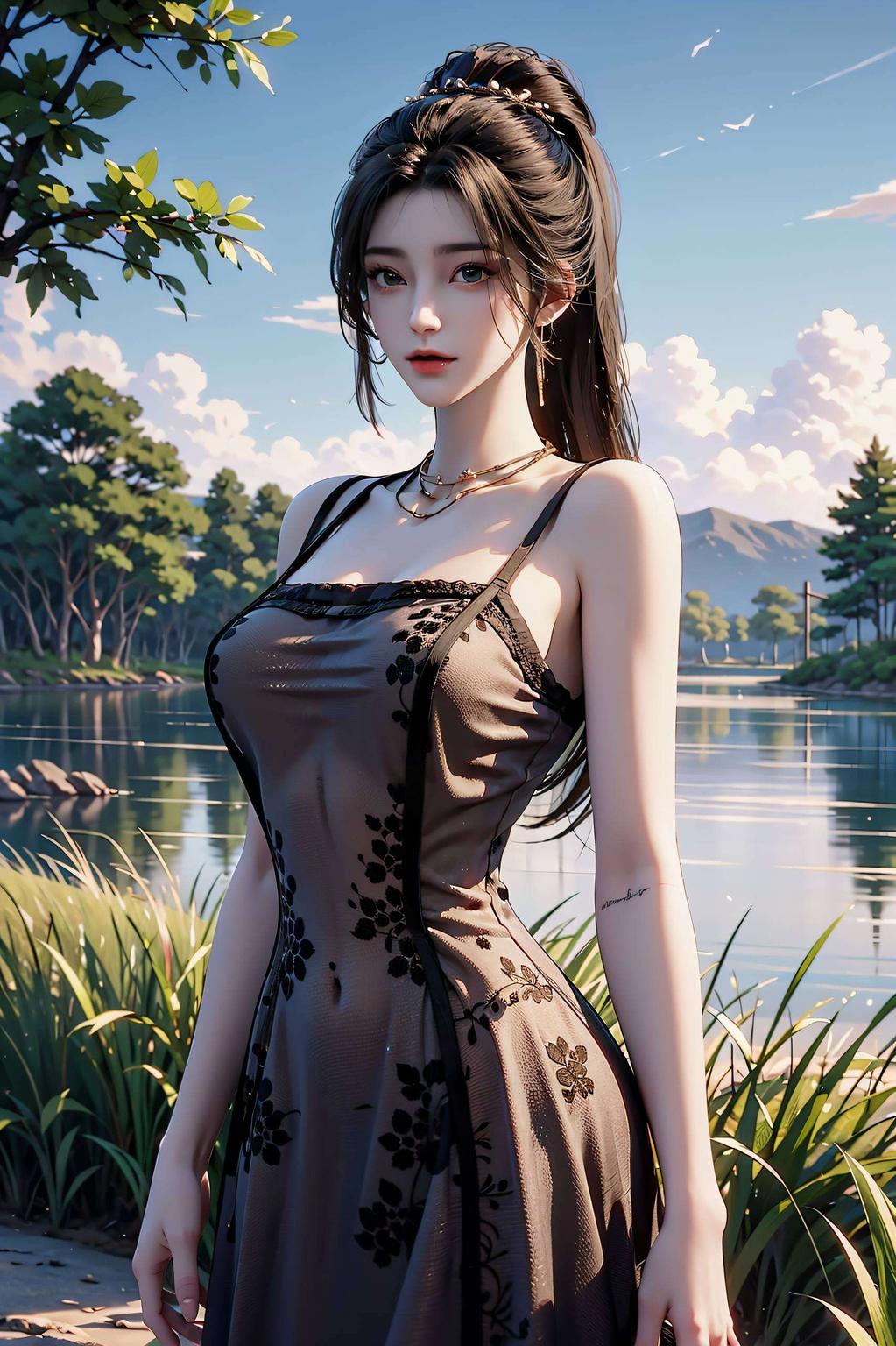 营造出梦幻般的视觉享受白色背景映衬下