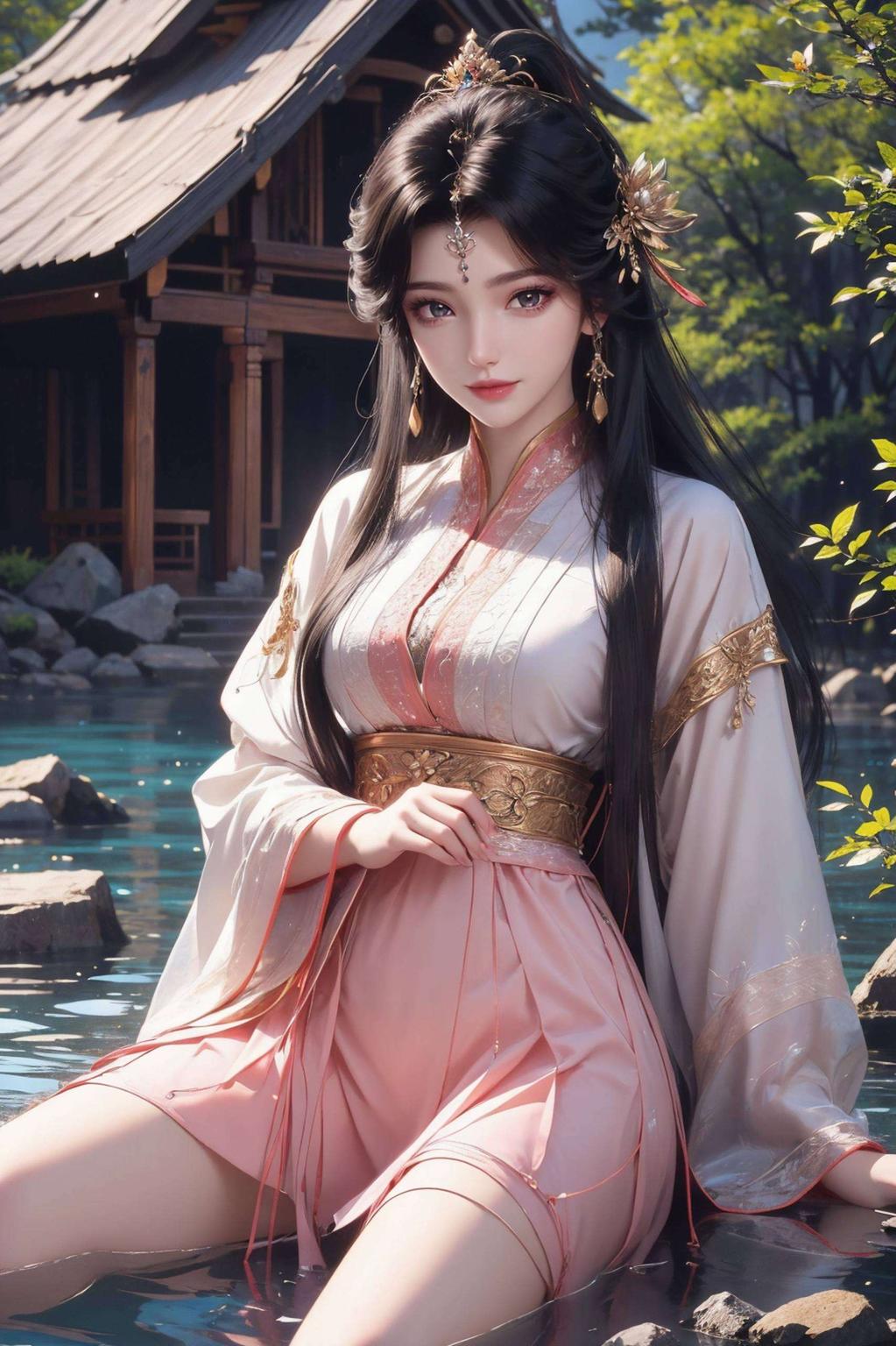 周紫虹映衬着她清澈如水的眼眸