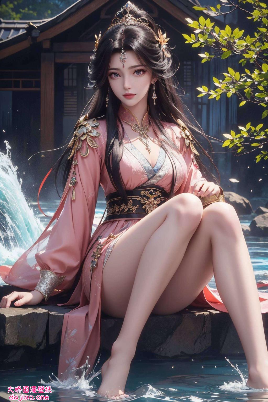 捕捉女神万千风华国漫女神的魅力再现！AI绘画为你呈现4K超清壁纸