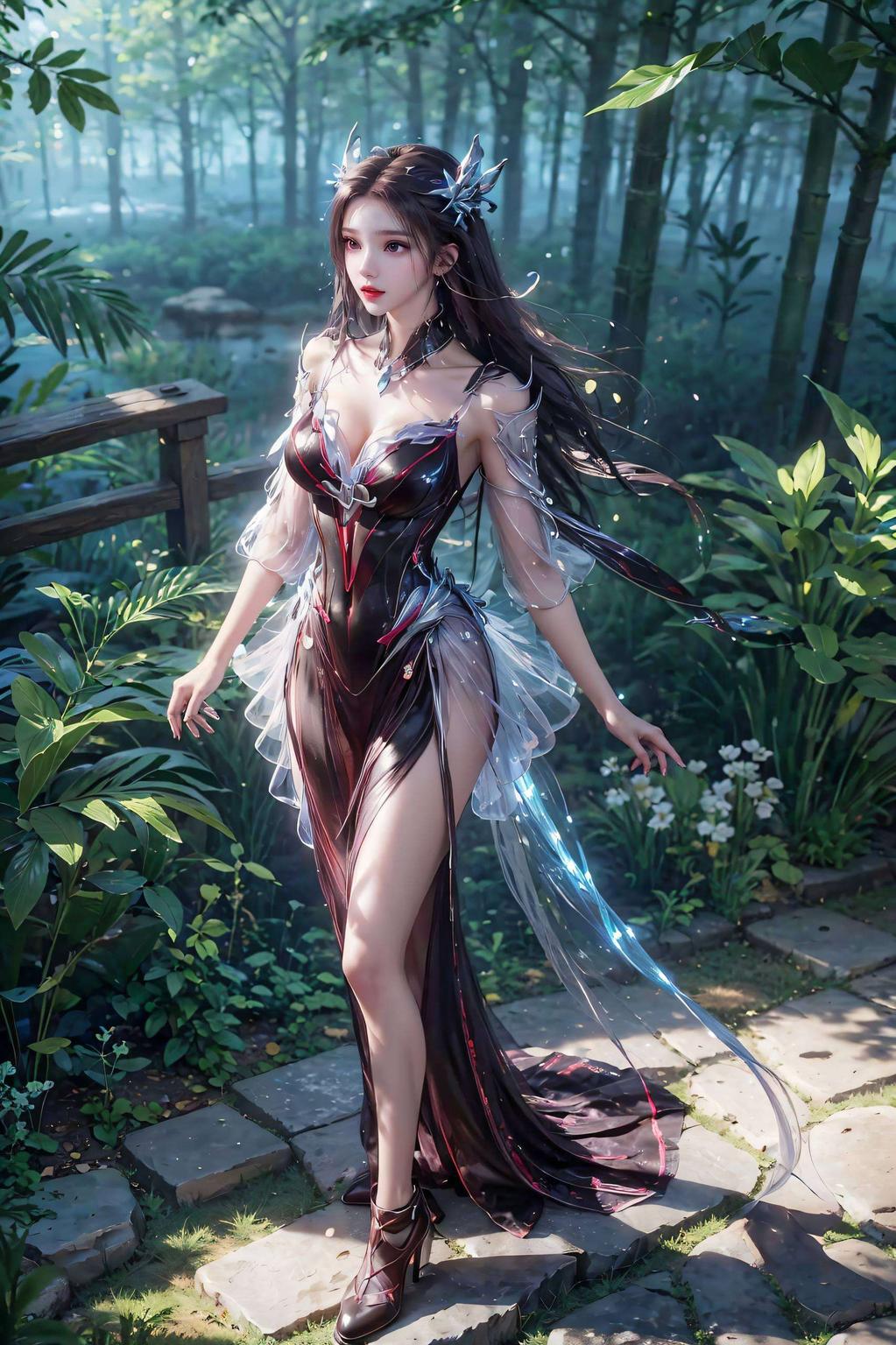 融合了浪漫与神秘带来视觉的极致享受