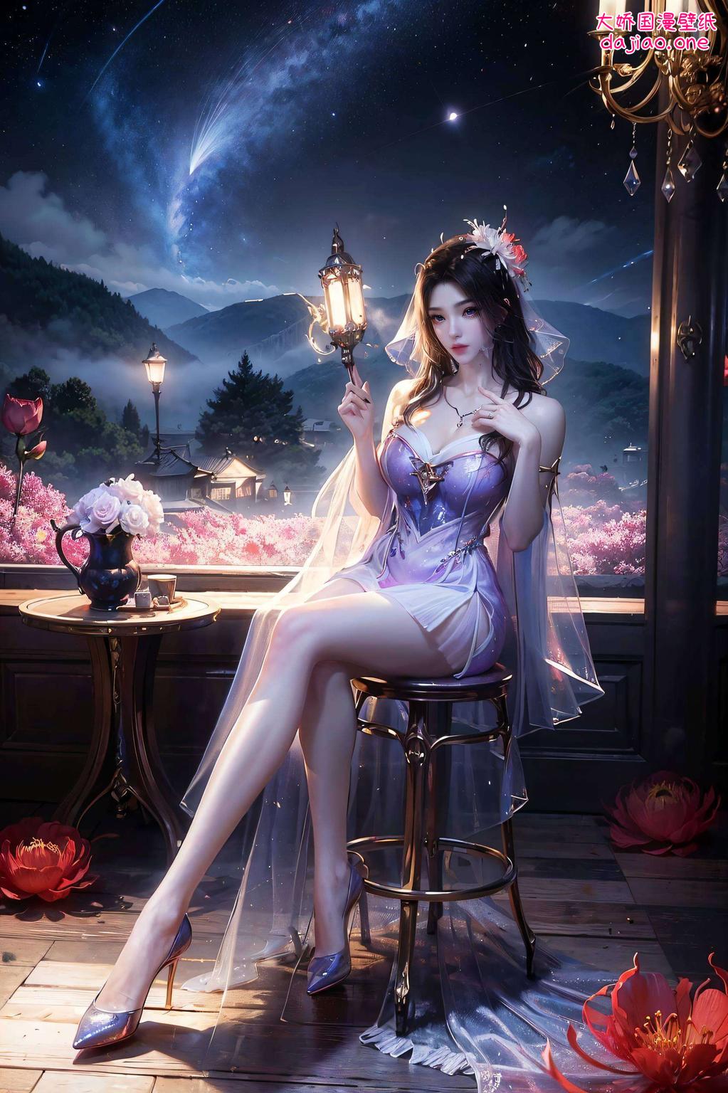 沉浸于梦幻般的动漫世界紫灵壁纸4k超清动态壁纸