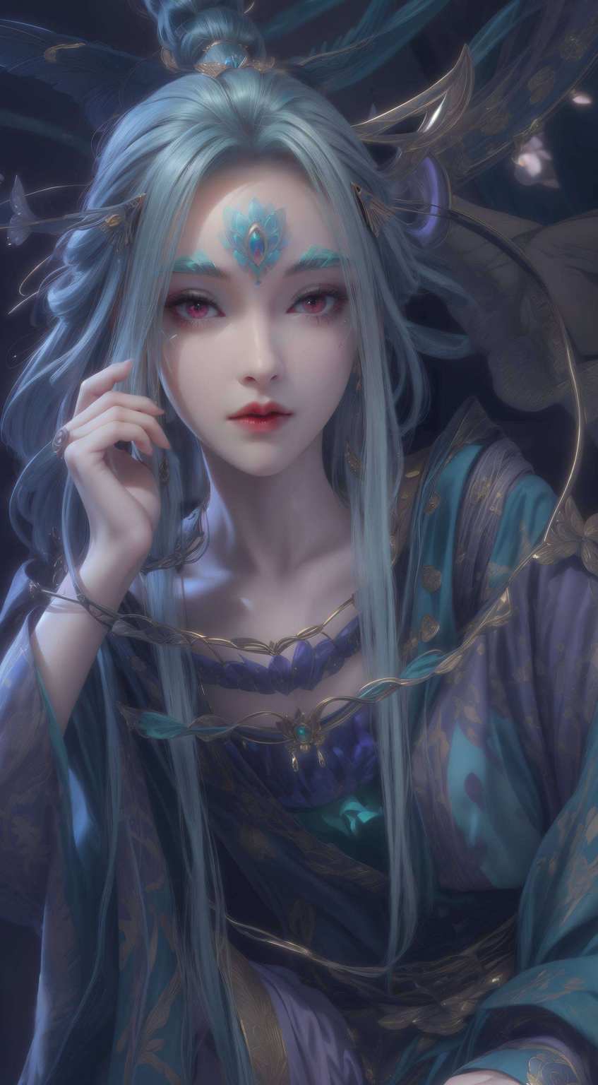 美女翩翩美女与神