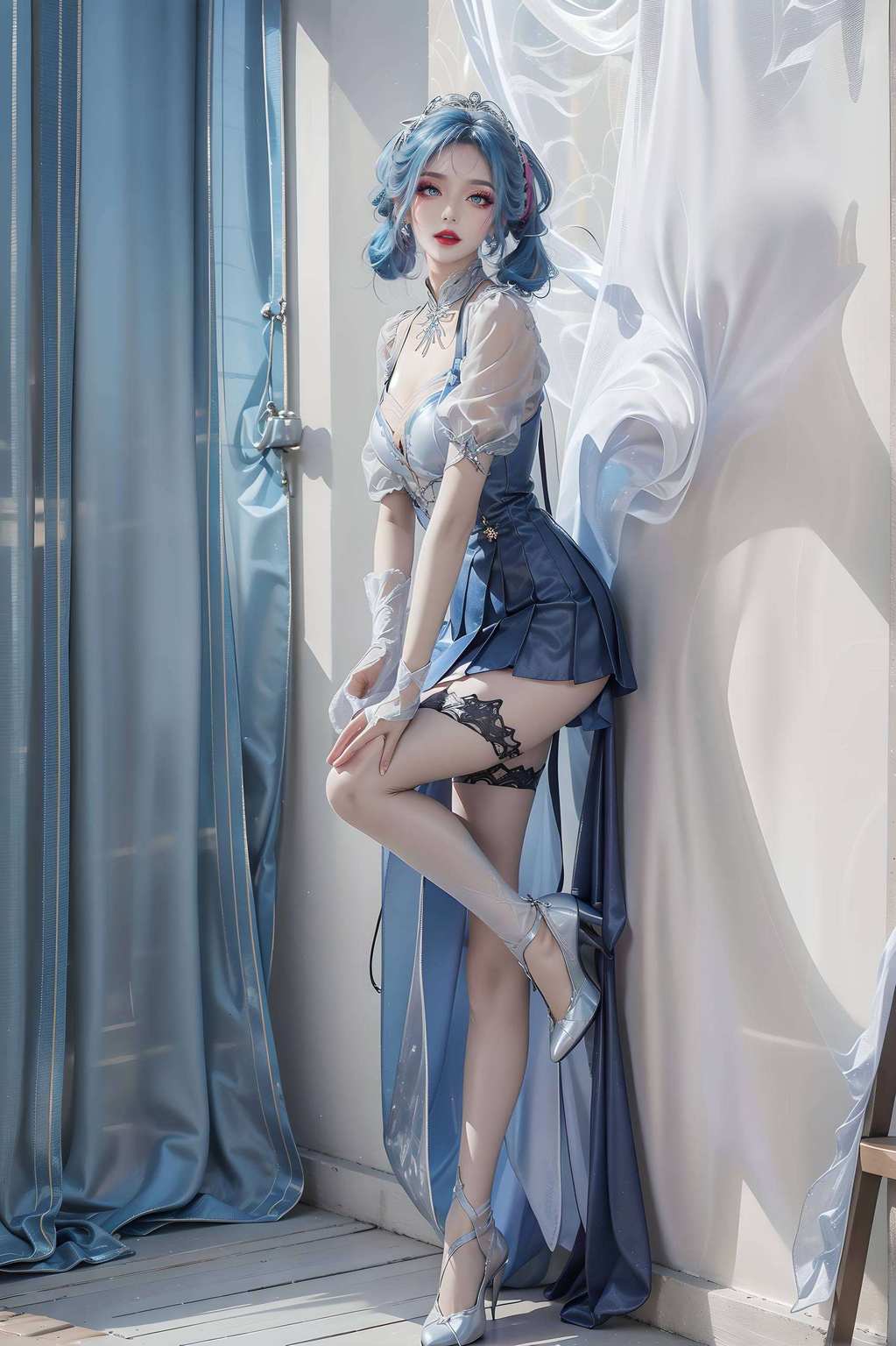 犹如国漫之美女宜于目也
