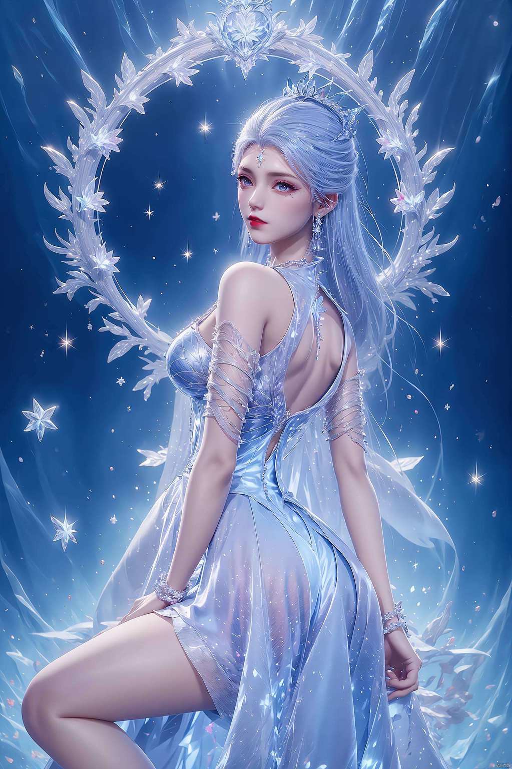 今天给大家带来一款超炫的绝世唐门雪女手机桌面壁纸！高清竖屏设计让国漫美女陪伴你每一天