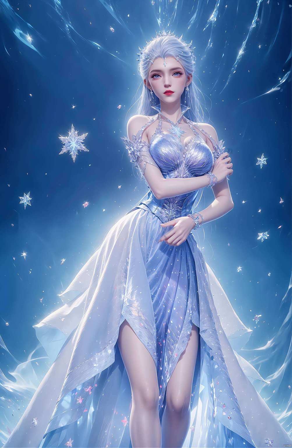 雪女翩翩高清壁纸