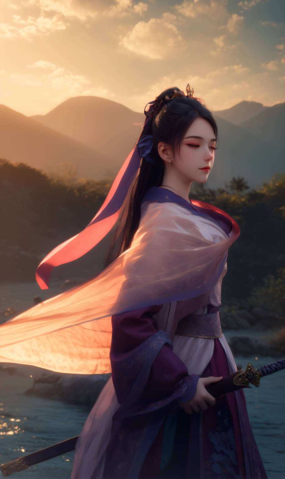 她的壁纸更是让人眼前一亮手机屏幕上