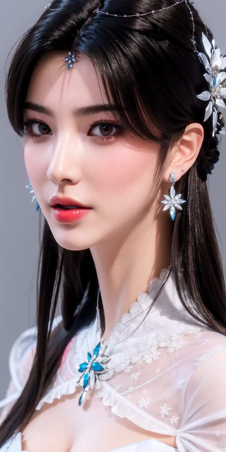夏倾月的绝世美貌像素完美到让人惊叹！想象一下