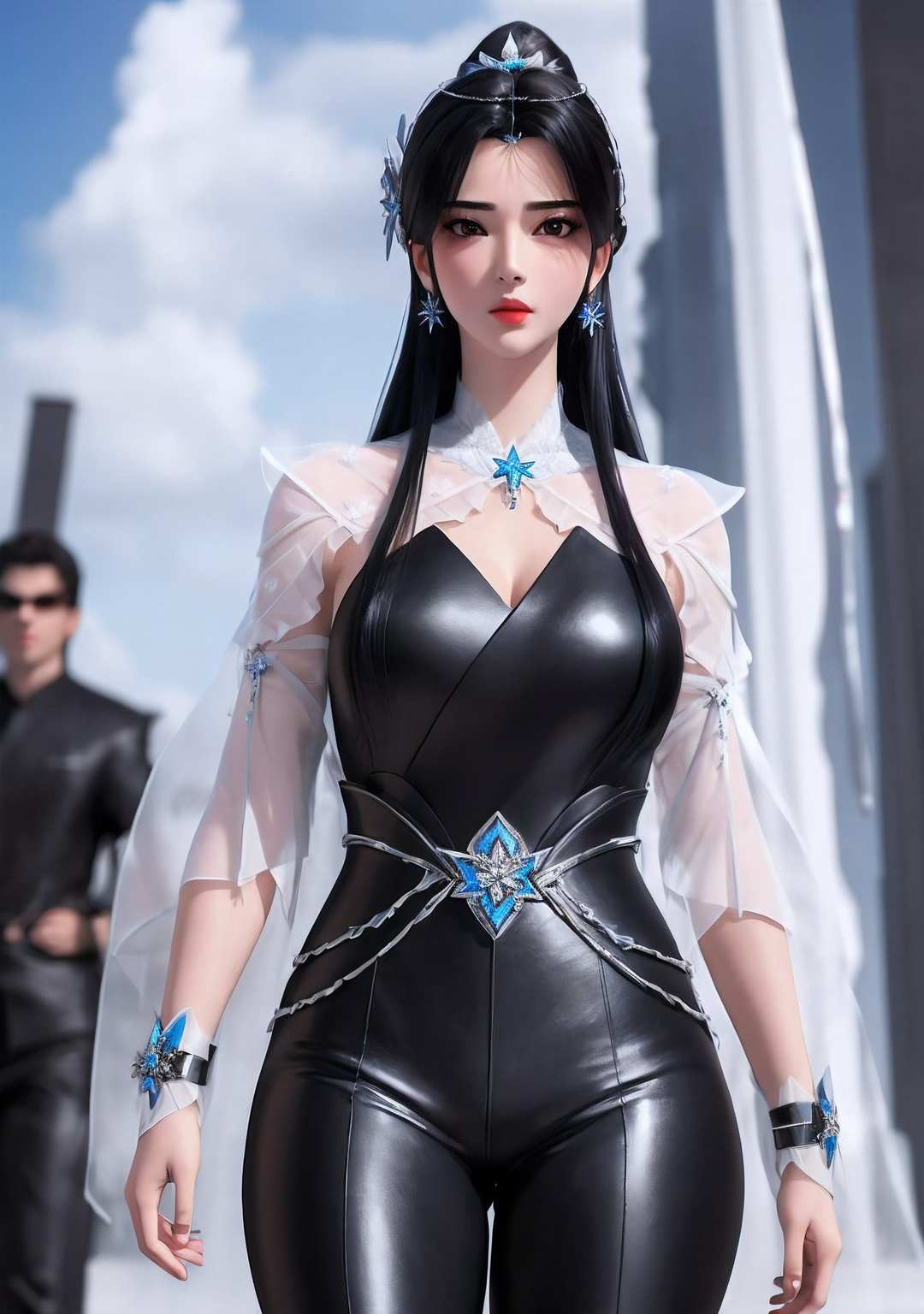 宛若仙子降临凡尘美女翩翩