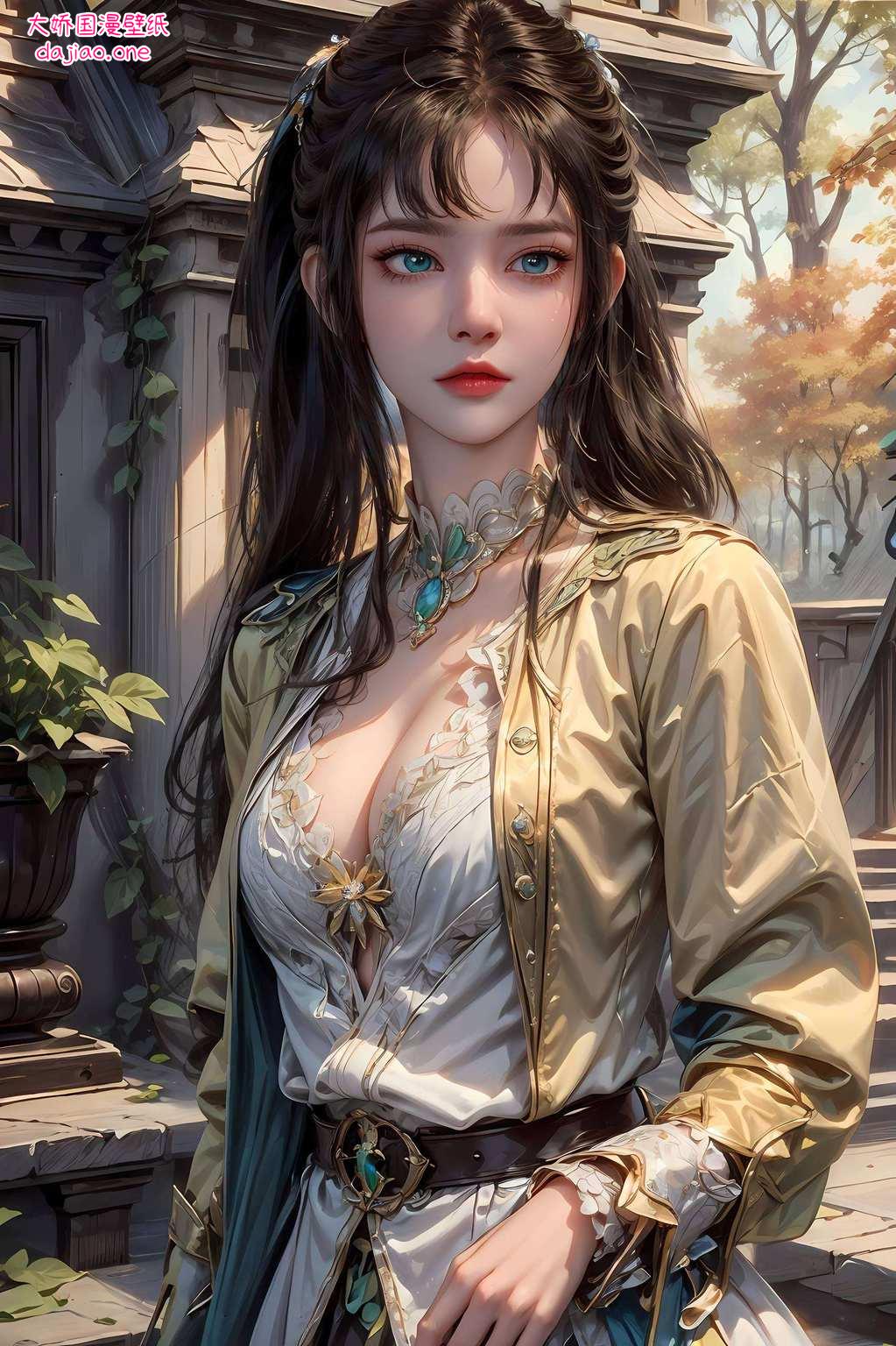 国漫《少年歌行》中的绝世美女她的风采如同壁画中的仙子