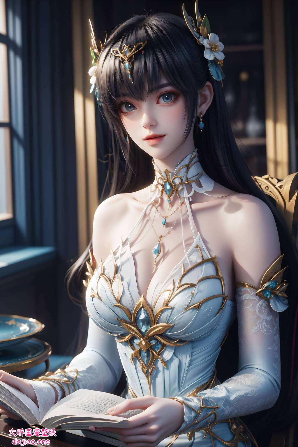 护眼壁纸其翩若惊鸿