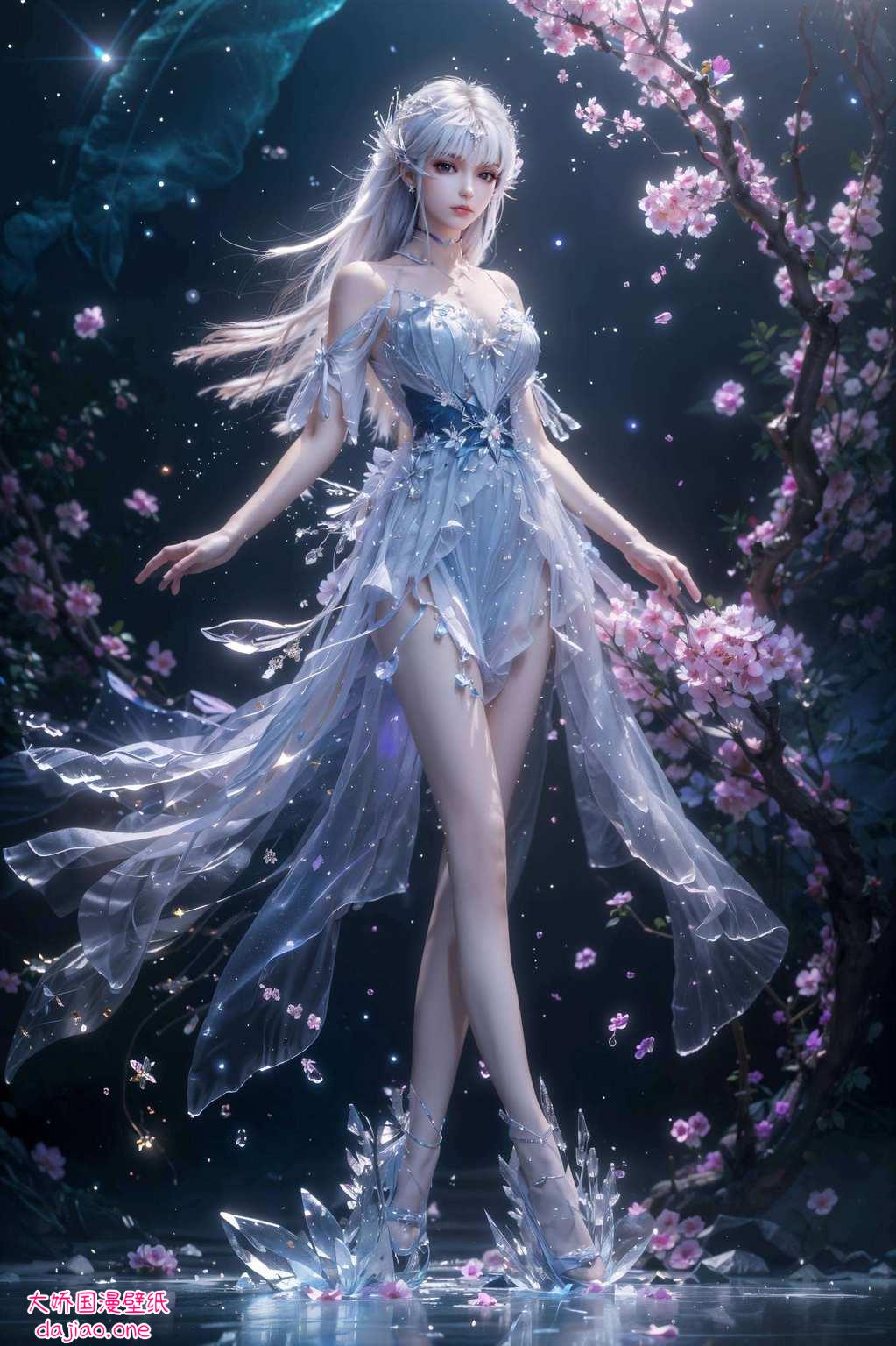 这款壁纸绝对能满足你对国漫美女的所有幻想每天都能和她亲密互动哦！