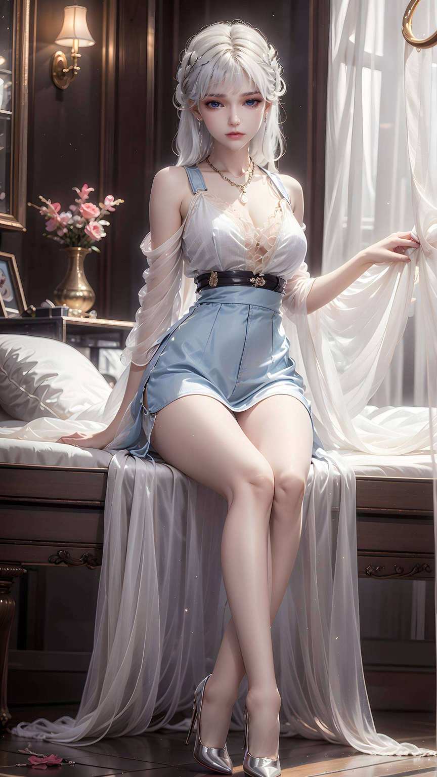 婉约清新美女翩翩