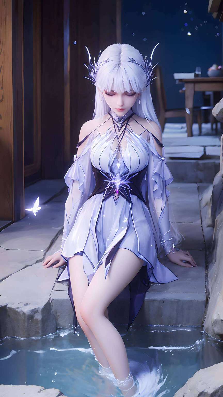 她是国漫中的女神代表圣采儿