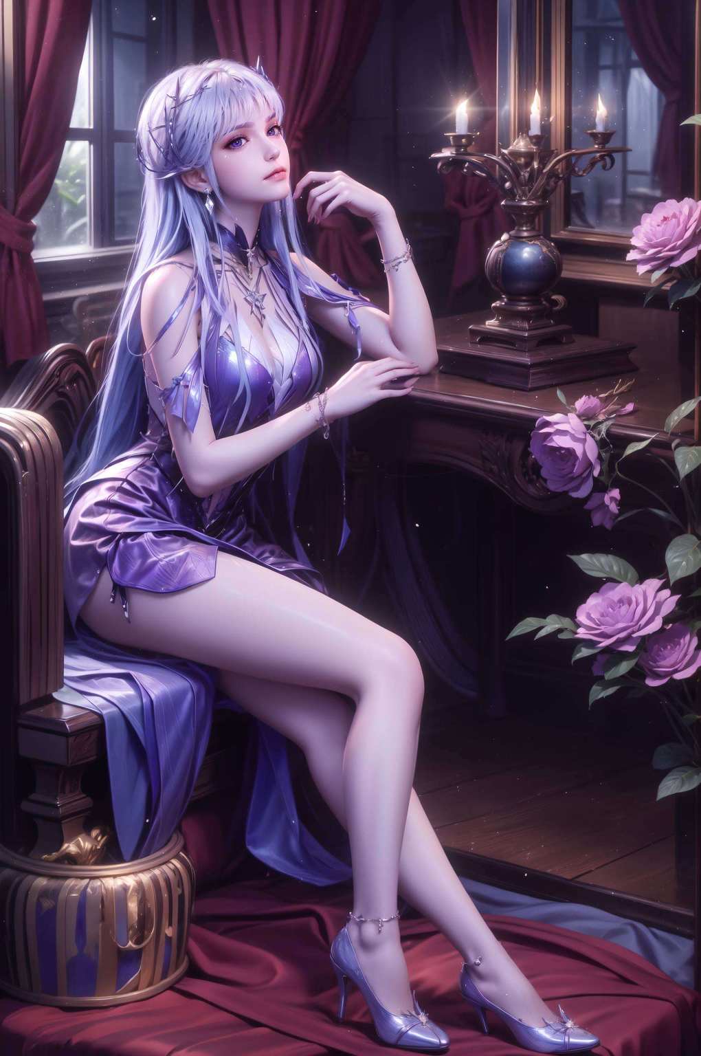 步履轻盈光脚舞国漫女神之魂
