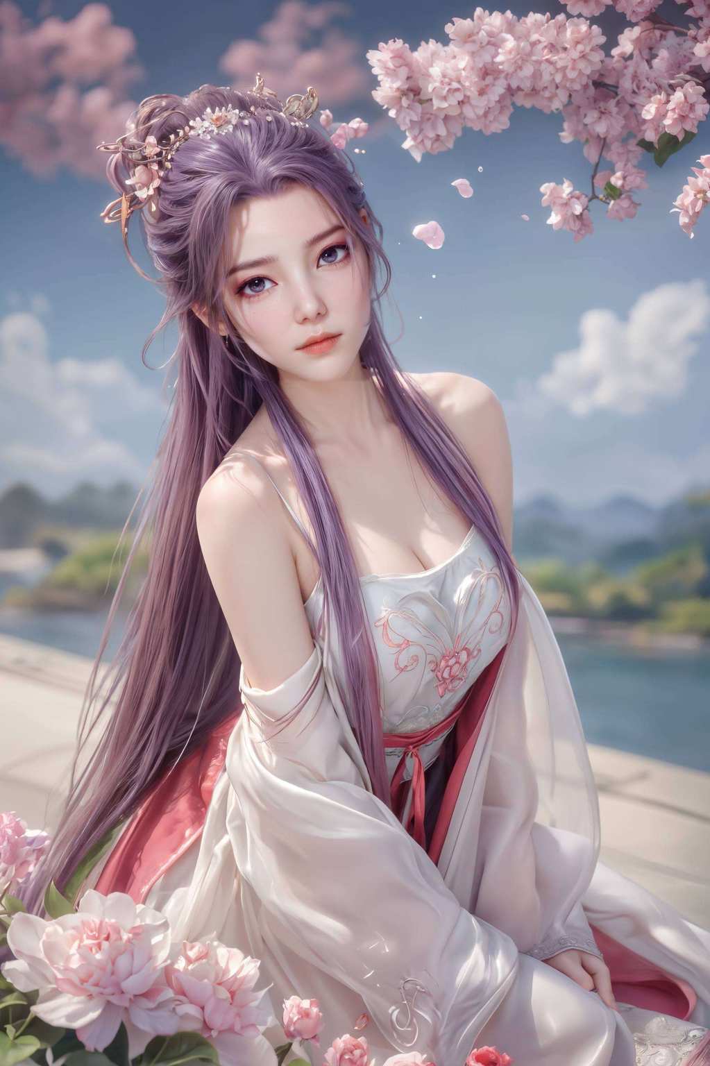 这位国漫美女时而玄幻莫测