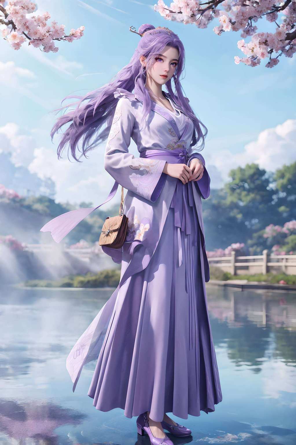 国漫之光！云霄之美你的手机壁纸