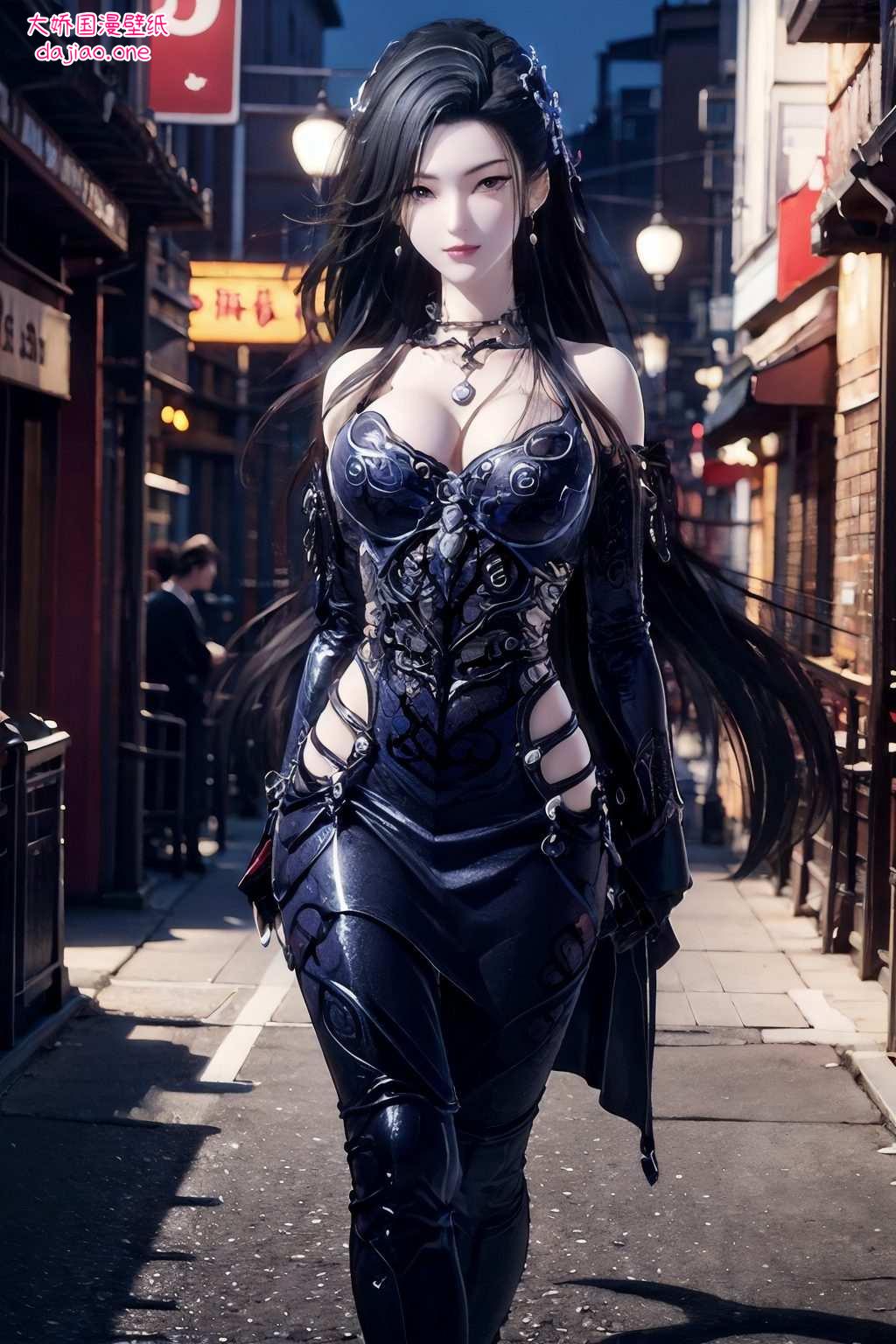潮女妖手机壁纸竖屏如同穿越次元的女神让你的手机不仅是工具