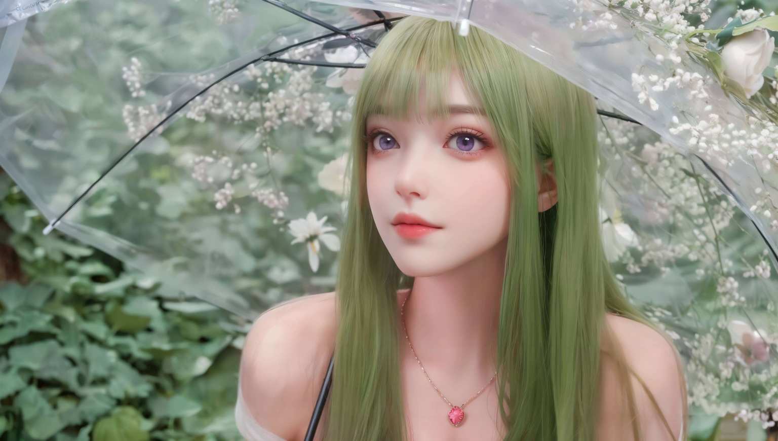 国漫女神的她芙蕖女神犹如一朵清新脱俗的莲花