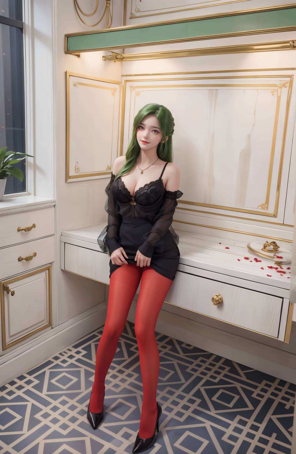 芙蕖仙子共绘完美境