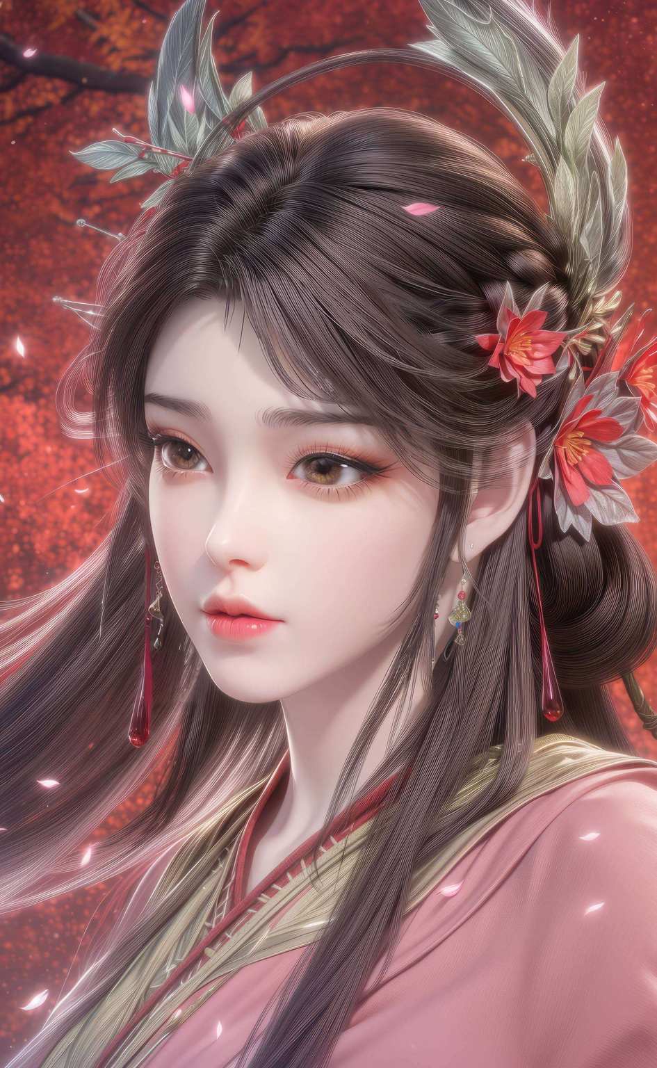 这回来点不一样的！给大家送上超美的完美世界火灵儿春夏秋冬壁纸大集合！国漫女神火灵儿的魅力嘿