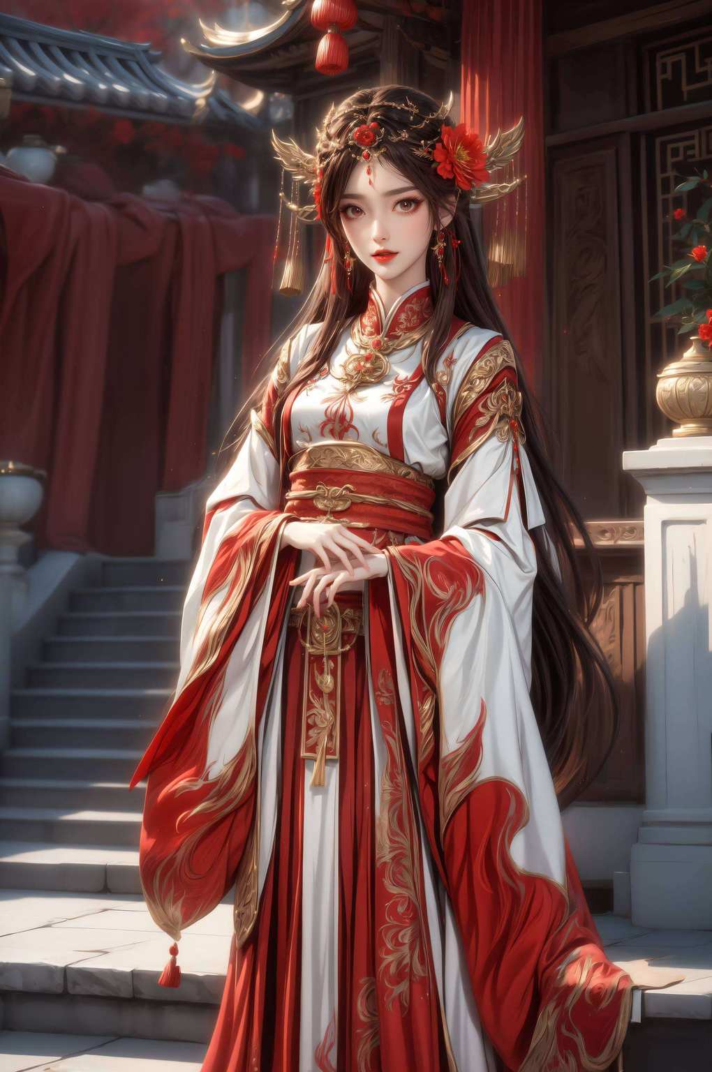 让国漫女神陪伴你的每一天吧！她那灵动的大眼睛、娇美的笑容