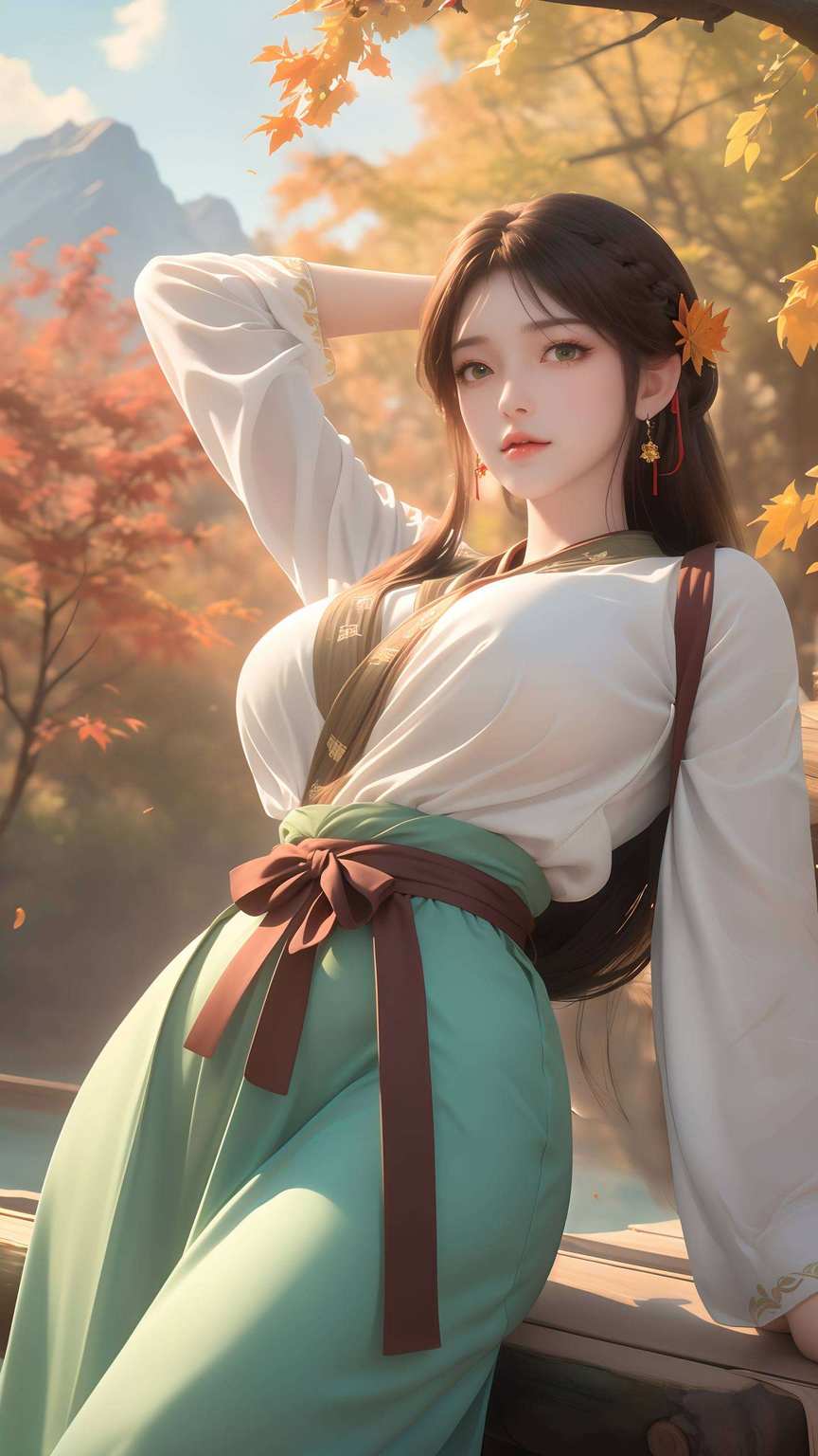 完美诠释了“一动一静两位国漫女神同框