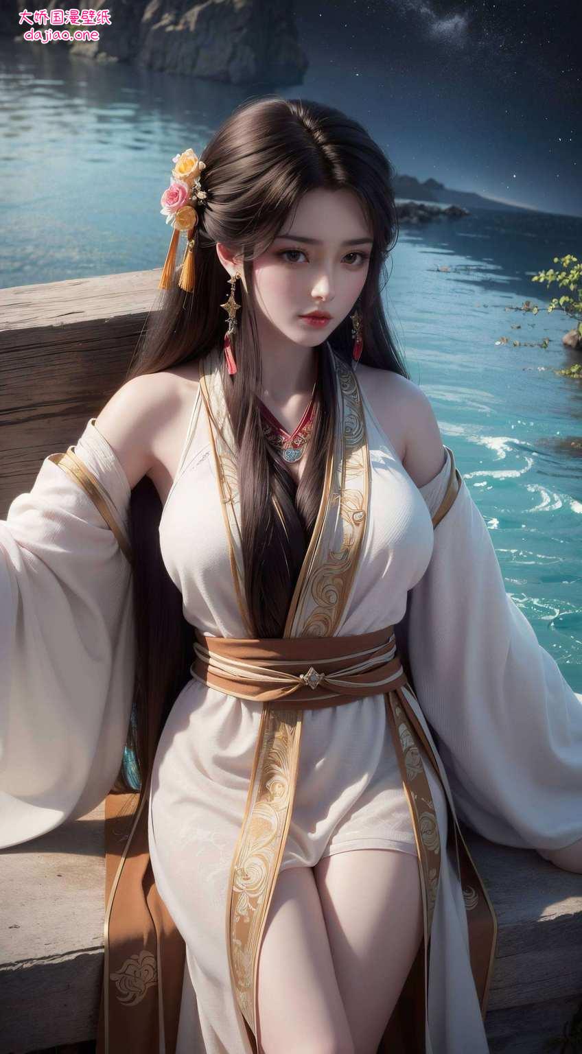 这是通往国漫女神的秘密通道整个屏幕都跟着生动起来
