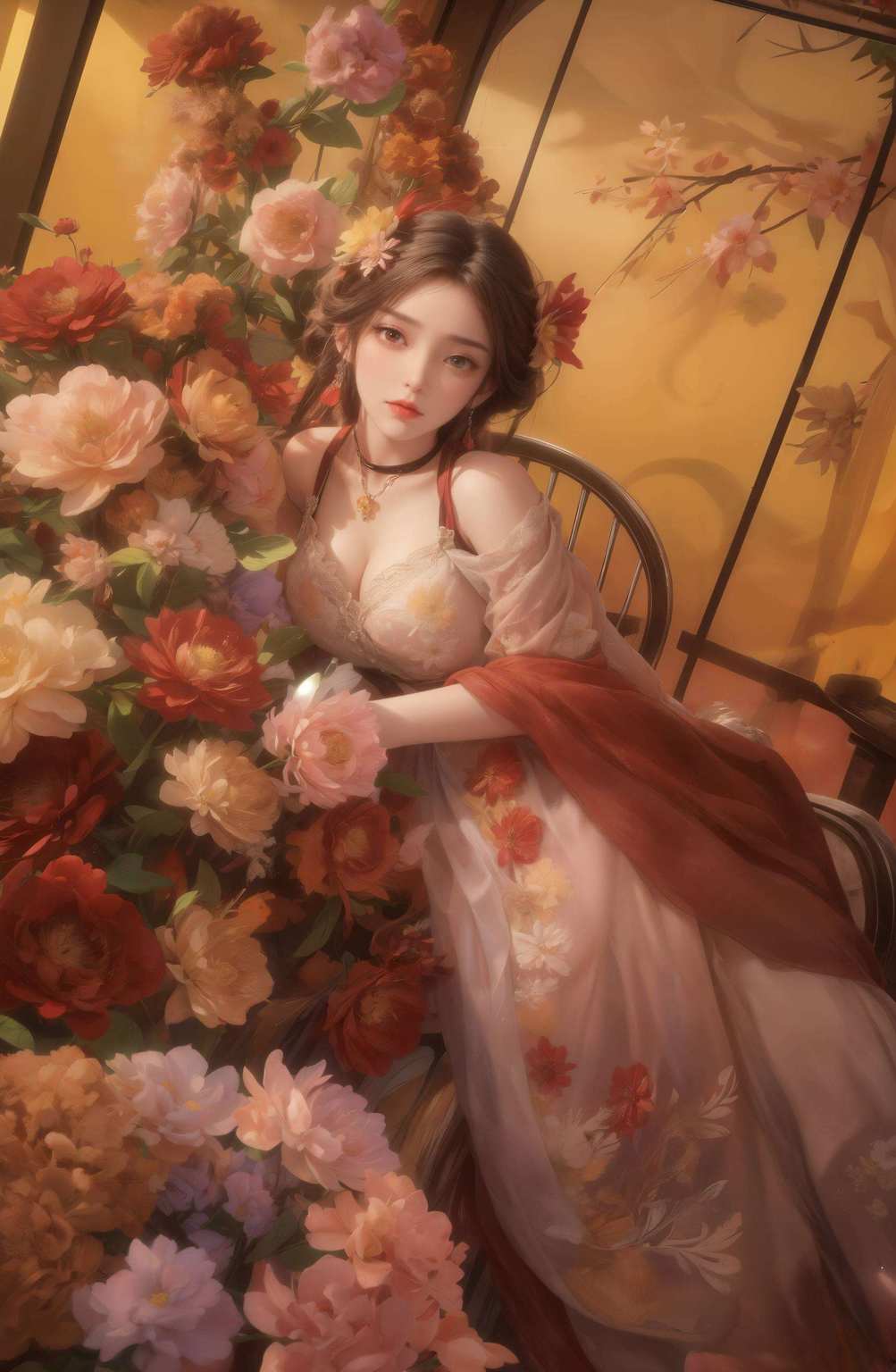 玄幻意境入画中火灵儿翩翩舞