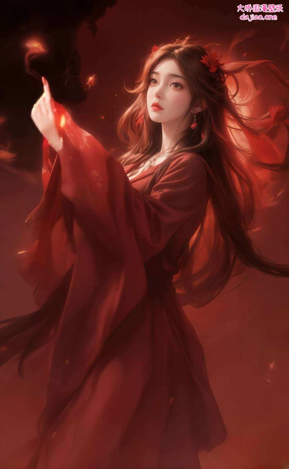护眼壁纸玄幻意境跃然壁上