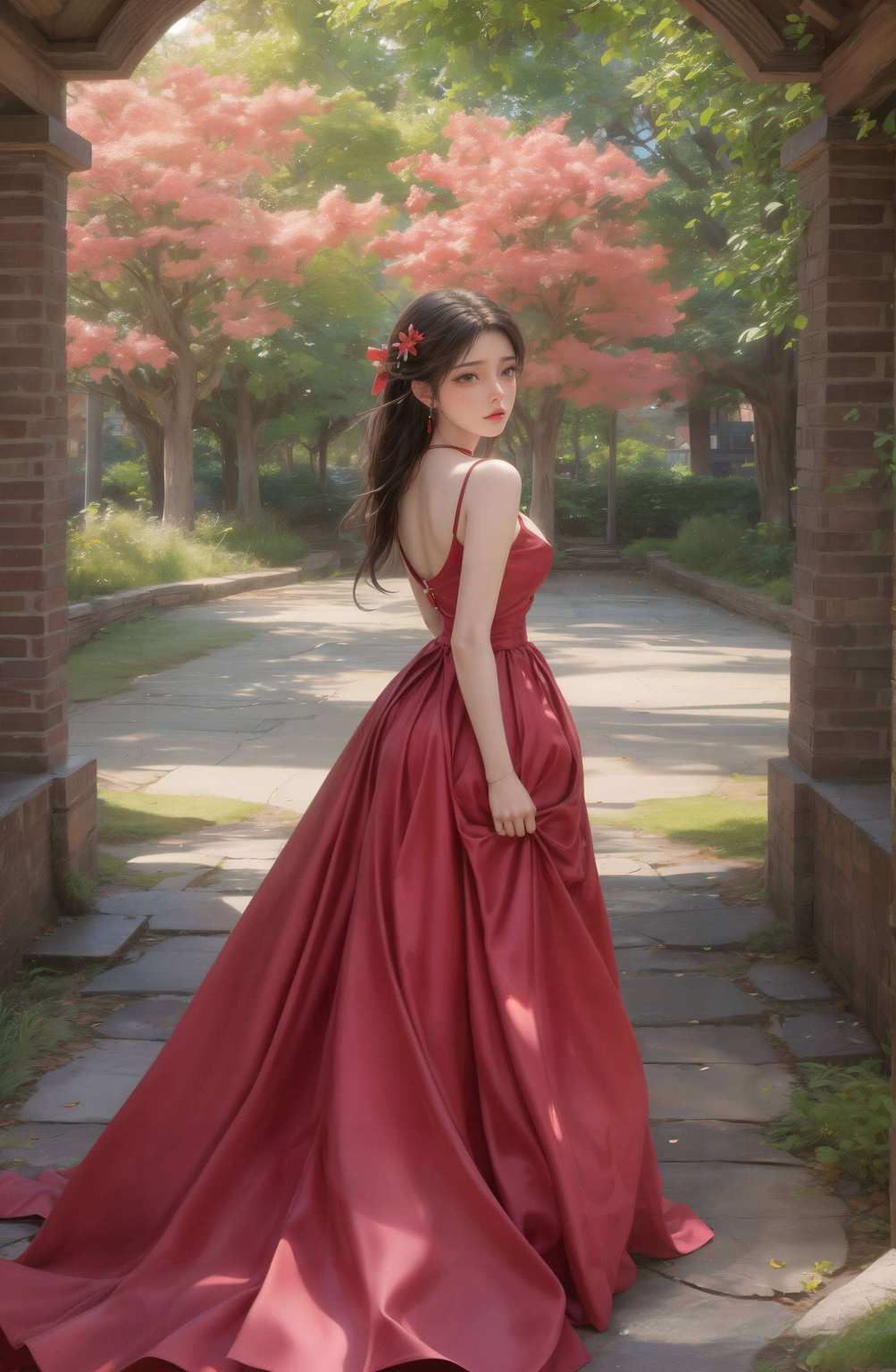 春夏秋冬火灵儿以其四季轮回的美丽形象