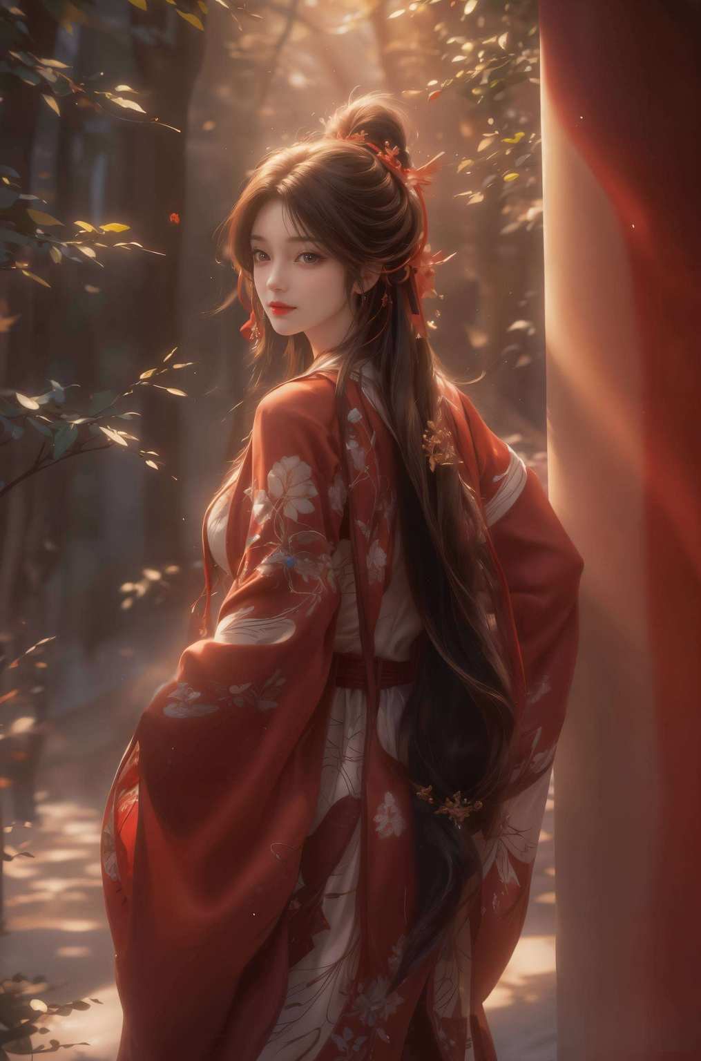 不仅有着让人眼前一亮的颜值简直是个小仙女呢！她的壁纸可是火灵儿迷们必备的“护眼神器”
