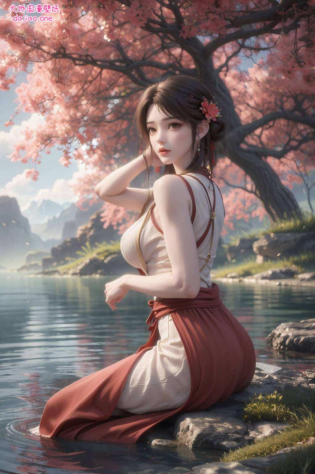 嘿瞧她那俏皮的眼神、活泼的动作