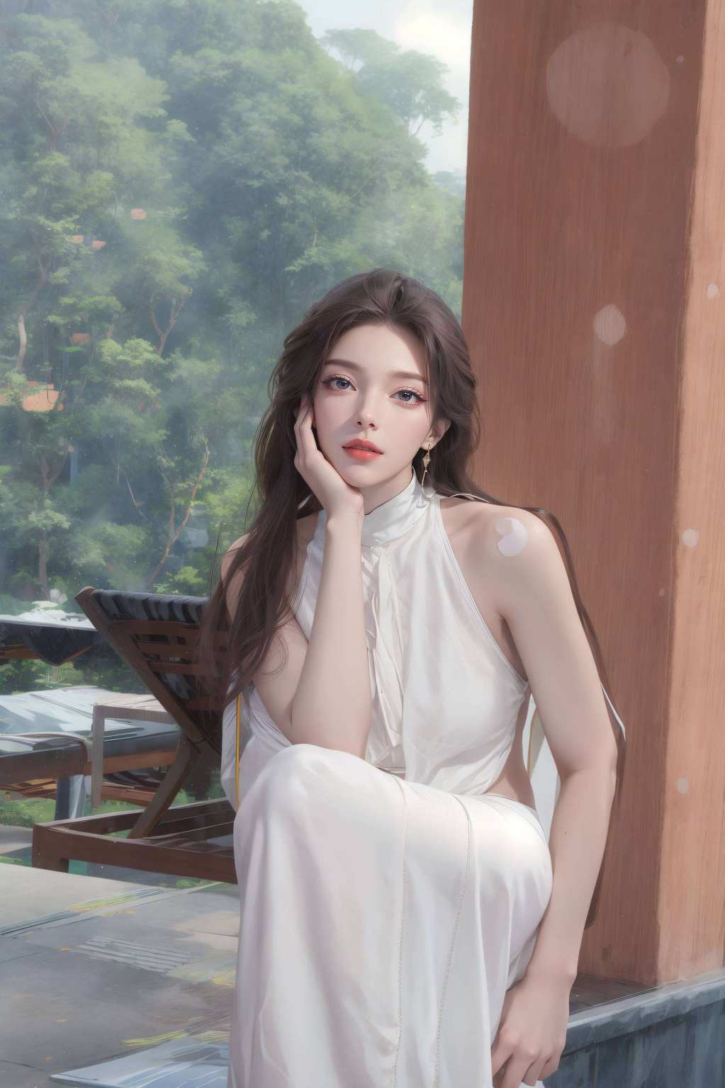 柳神这不是那个从完美世界中走出的柳神吗？她的眼神里藏着整个玄幻世界的秘密