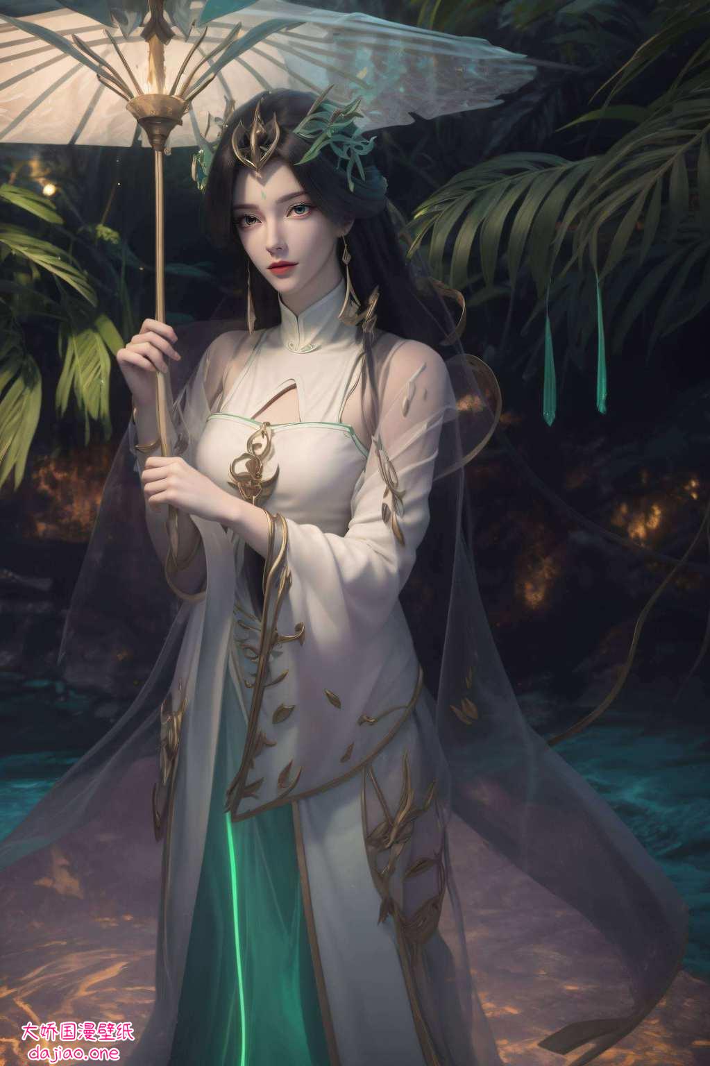 妖娆的身姿舞动在幻境之中柳神壁纸