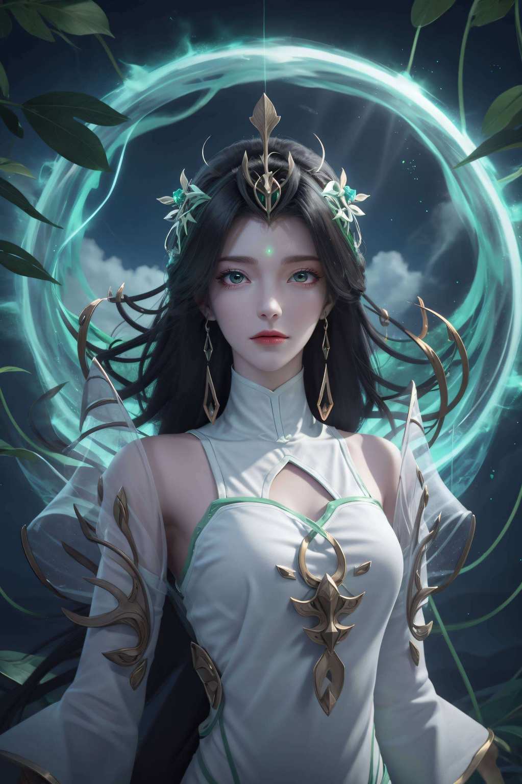 这可是“完美世界”里的国漫女神哦！瞧瞧这“柳神登场图片高清壁纸”嘿
