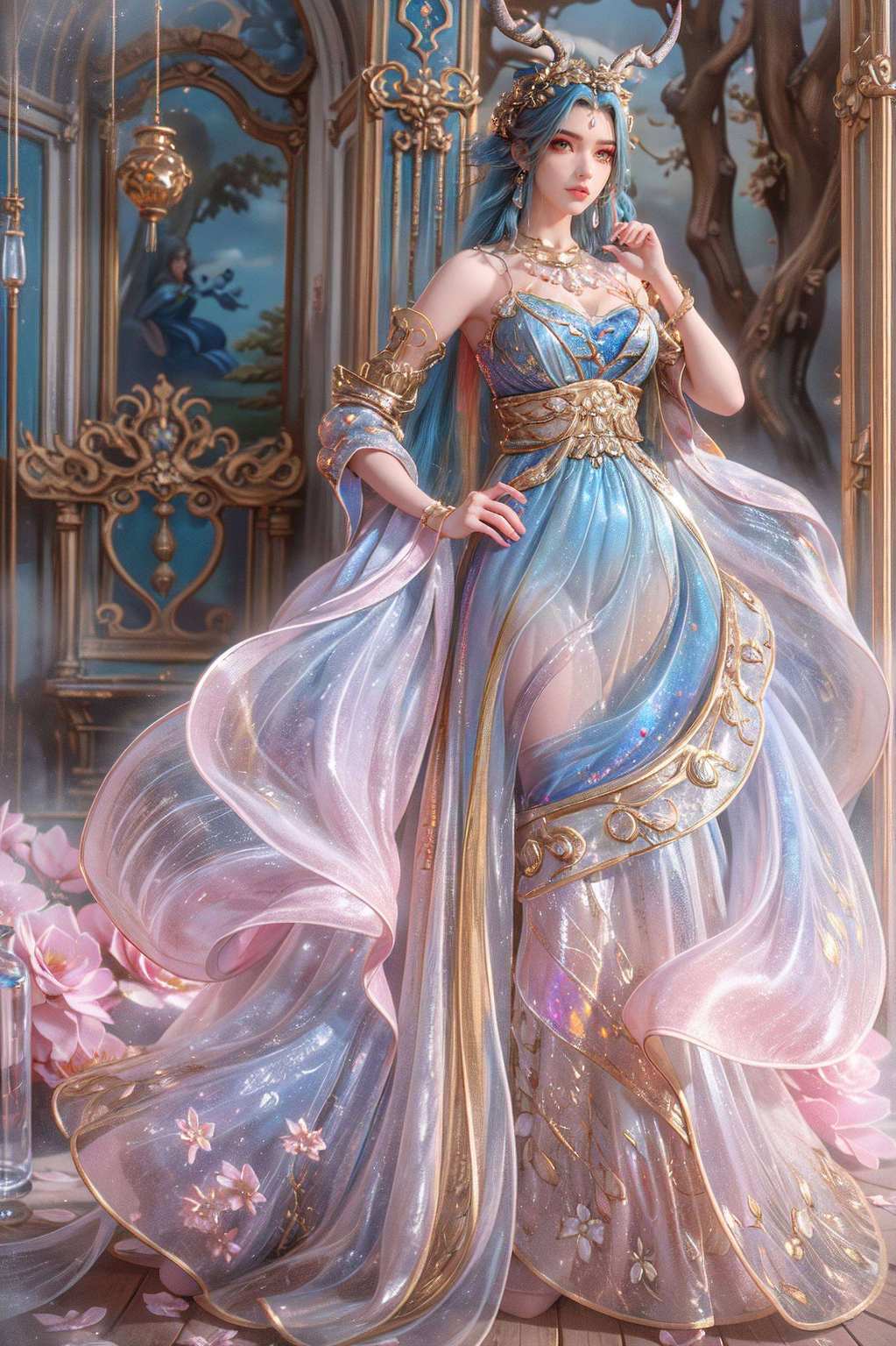 在这个像素世界里动漫美女们齐聚一堂